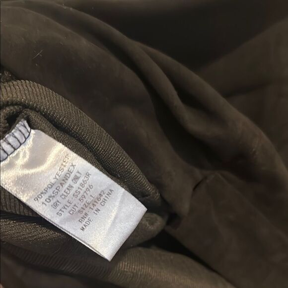 Black Suede Mini Skirt - Picture 7 of 7